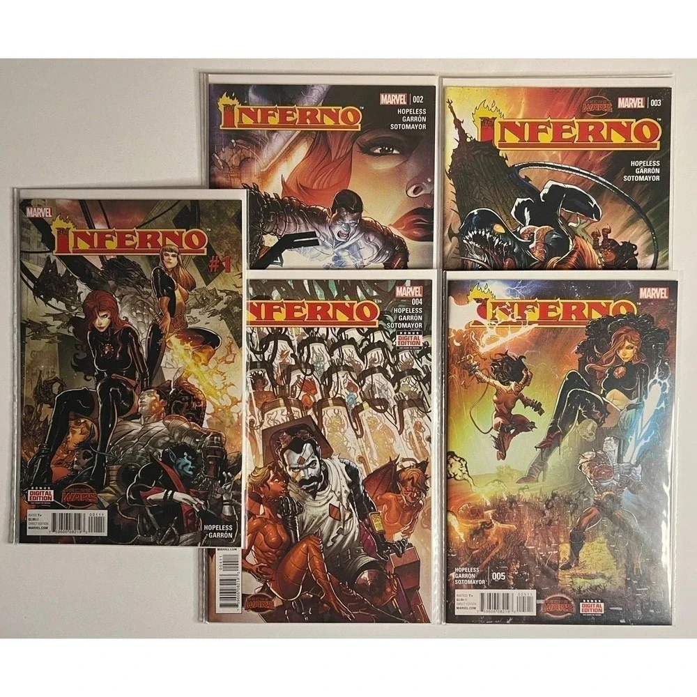Secret Wars Inferno Complete‎ Set